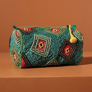 Green Embellished Pouch